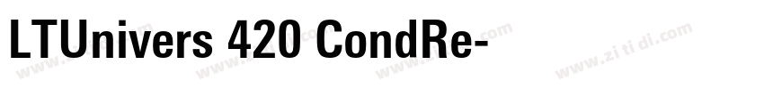 LTUnivers 420 CondRe字体转换